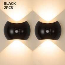 Indoor LED Motion Sensor Wall Light, Bedroom Light, Smart Touch Dimming Sensor Wall Light, Up And Down Light Wall Lamp, Indoor Use, 3-Color Adjustable, 1200mAh USB Rechargeable Night Light, Suitable For Hallway And Room - Star Multi-color - View 21
