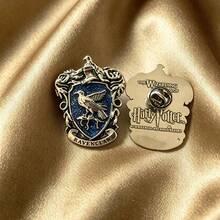 Warner Bros 1pc Harry Potter Metal Badge Brooch Pin, Four Houses Hogwarts Gift Box, Magic Nostalgia, Halloween Christmas Gift - Multicolor - View 15