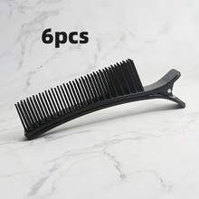 2pcs/6pcs/12pcs Multi-Functional Hair Sectioning Clips With Comb Teeth, Styling Bangs Clip, Salon Assistant Professional Hair Clips, Non-Slip Stable Design, Suitable For Dyeing, Perming, Cutting And Styling, Easily Separate Hair Strands, Fix Hair Without Pulling, Universal For Home And Hair Salon Use, Practical Hair Styling Tool For Women - Multicolor - View 9