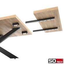 Table extension table top extension table top connector 1 pair SOTECH- - Verschiedenfarbig - Übersicht 4