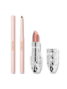 SHEGLAM [2件組] Starlight 絲絨唇膏與 So Lippy 唇線筆套組 - 但首先,咖啡+沙灘寶貝 - 查看 10
