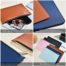 Thickened PVC A4 Document Bag Zipper Business File Folder Waterproof Paper Storage Pouch For Office School Supplies - Single Piece - View 4