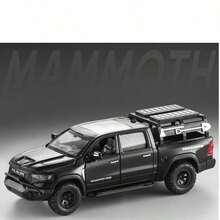 1pc High Performance Off-Road Vehicle, Zinc Alloy Die-Cast 1:32 Scale Pickup Truck Model, With Realistic Sound And Light Functions, Openable Doors And Hood, Perfect Collectible Toy Or Birthday Gift For Young People, Gift - Multicolor - View 5
