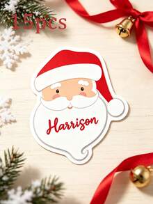 Personalized Christmas Gift Stickers, Customizable Text Holiday Labels, Perfect For Decorating Gift Wrappings, Envelopes And Candy/Snack Packaging. - Multicolor - View 18