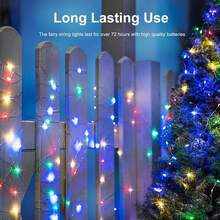 New High Brightness Christmas String Lights, F-Type Plug Connection; 1000/500/300 LED, Plug-In String Lights, Silver Wire Design, Discreet; Perfect For Christmas Decoration; Features 8 Lighting Modes; Ideal For Outdoor Decoration, Bedroom, Wedding, Party, Festival Celebration, Christmas, Halloween And Other Occasions. IP44 - EU F Type Plug(220-240V) - View 6