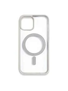 1pc 5-Style Optional Contrast Border Magnetic Large Window Transparent Phone Case, Ins Minimalist Phone Case, Built-In Magnetic Ring Supports Wireless Charging; Covers, A Style Transparent Border / B Style Light Pink Border / C Style Vibrant Orange Border / D Style Classic Black Border / E Style Light Gray Border, Raised Lens Full Coverage Anti-Drop Soft Shell, Minimalist Versatile Fashion Phone Case, Suitable For Personal Use, Birthday Gift Choice; Compatible With IPhone Case - Multicolor - View 56
