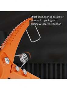 Heavy Duty Ratchet Pipe Cutter, Suitable For PVC/PEX Pipes - Equipped With Adjustable Tension Device, Durable Plastic Body And Metal Clamp, 0-32mm Pipe Cutting Tool (No Assembly Required) - Plumbing And HVAC Duct Maintenance Tool - Multicolor - View 8