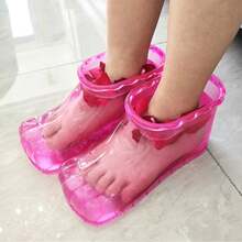 2pcs Portable Foot Bath Basin, Hot Compress Massage Foot Soak Storage Box, Hot Water Soaking Relieves Foot Fatigue, Lightweight And Easy To Carry, Home Use, Travel Foot Care Accessory (Price For 1pc, Not 1 Pair) - Multicolor - View 4