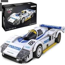 CaDA Mazda 787B Japanese Racing Car - 242 Piece Brick Model Kit C55029W Officially Licenced Model Of The Iconic Japanese Race Vehicle - Multicolor - View 11