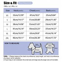 Winter Adjustable Dog Coat - Reflective Fleece Lining, Adjustable Buckle And Dual D-Ring Harness, Four-Legged Warm Pet Clothing, Suitable For Small And Medium Dogs - Multicolor - View 3