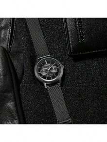 Citizen Men's Wristwatch, Japanese & Korean Style, -Drive Stainless Steel Case, BIP Strap, Date Display, Water Resistant, BU4034-82E - Black - View 3