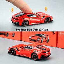 Burago 1:64 比例合金壓鑄車模 Ferrari FXX K-Black，創意口袋車模型玩具，人偶，禮物 - FXX K-Black - 查看 3
