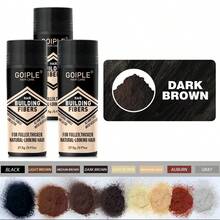 Goiple 3pcs Hair Fiber, Instantly Fill Hairline And Thin Hair, Create Fuller And Thicker Effect, Immediate Coverage For Bald Spots, Unisex Hair Fiber, Natural Hair Powder To Conceal Hair Loss (27.5g) - Multicolor - View 12
