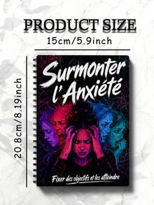 French Version Stop Overthinking And Anxiety Notebook, Anxiety Relief Journal For Daily Self Reflection, Mindfulness, CBT Style Prompts, Stress & Worry Management, Self Care Planner For School, College, Work, Gift - A5 - View 8