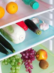 4pcs/8pcs Washable, Waterproof, Oil-Resistant Refrigerator Mats, Suitable For Fridge Shelves, Freezer, Cabinet Drawers, Home Kitchen Organization - Multicolor - View 12