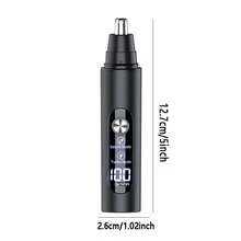 1 buah Alat Cukur Bulu Hidung LED Isi Ulang 150mAh, Alat Cukur Bulu Telinga dan Hidung Elektrik Dua Kecepatan, Cocok untuk Pria di Rumah dan Saat Bepergian - beraneka warna - View 2