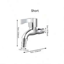 Durable Brass Core Faucet, Polished Stainless Steel Wall-Mounted Faucet, Suitable For Kitchen, Bathroom, RV, Outdoor Patio. - Multicolor - View 10