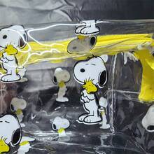 1pc Snoopy Transparent PVC Multi-Purpose Travel & Daily Storage Bag, Suitable As Birthday, Graduation, Valentine's Day, Mother's Day Gift - A - View 11
