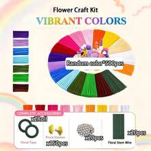 Multi-Color Chenille Stems DIY Craft Material Kit, Soft Bendable Plush Pipe Cleaners Creative Handmade Set, Suitable For Children's Crafts, Art Classes, Parent-Child DIY, Bouquet Weaving, Holiday Decorations, Gift Making, Party Decor And Creative Art Projects - Multicolor - View 16