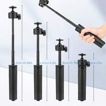 A Portable Smartphone Tripod Featuring A Phone Clamp And Compatibility With Cameras, Fill Lights, And Smartphones. Designed For The Pocket 3, It Is Ideal For Outdoor Photography, Hiking, Live Streaming, And More-An Essential Travel Accessory. - View 2