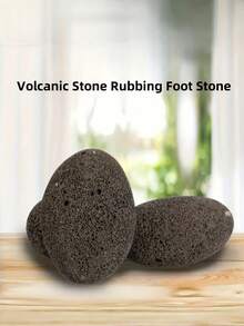 1pc Natural Volcanic Stone Pumice - Powerful Exfoliating Foot Scrub, Suitable For Feet, Hands, Heel Cracks, Ingrown Toenails - Professional Salon And Home Use - Removes Dead Skin, Odorless, And Gentle - Durable Volcanic Rock Material, Random Color - Multicolor - View 4