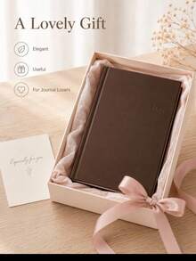 1pc Strawberry Chocolate A6 Notebook, Minimalist Pure Pink Pocket Diary, Suitable For Daily Recording And Planning Management, Perfect For School, Office, Travel, Journaling, Goal Setting And Creative Writing, Great Gift For Women, Girls, Students And Friends - Multiple Styles - View 5