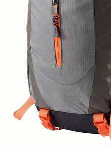 CAMEL CROWN Large Capacity Lightweight Outdoor Hiking Backpack, Professional Hiking Backpack, Suitable For Hiking, Sports And Travel - Grey - View 5