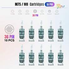 10Pcs Dr.Pen M8 Model Microneedle Pen Replacement Needles, Disposable Replacement Needle Tips, Individually Sterile Blister Packaging, Compatible With M7S/M8 Electric Microneedling Pen, Home Facial Skin Care, Non‑Medical Use - Dr.pen M8 - View 5