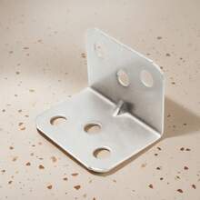 Iron L-Shaped Bracket 90 Degree Angle Fixing Bracket Furniture Hardware Fittings - 50pcs - View 4