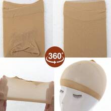 Wig Cap Hair Net High Elasticity Transparent Breathable Non-Stuffy Wig Cap - 2-pack - View 5