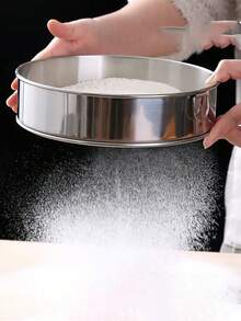 Stainless Steel 60 Mesh Super Fine Flour Sieve Handheld Manual Baking Strainer Filter Mesh For Cornmeal Powder Sifting Flour Sieving - View 3