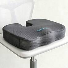 1pc Mesh Memory Foam Seat Cushion, 45*35*7cm Upgraded Version, Breathable Mesh, Excellent Support, Removable & Washable Cover, Suitable For Home Chairs, Office Long Sitting, Driving, Enhances Comfort - 1PC - View 13
