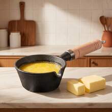 Pot Lead Melting Mini Hot Oil Heating Wax Cast Iron Frying Black - View 10