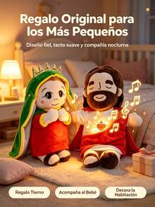 Kids Plush Interactive Toy Figures - Jesus + Mary - View 5