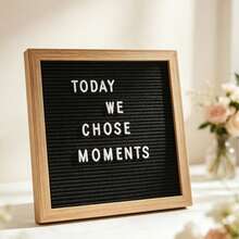 Ins Style Felt Letter Message Board Birthday Photo Prop Spelling Board Picture Frame - 1PC - View 1