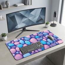 Colorful Stone Texture Gaming Mouse Pad, Non-Slip Rubber Desk Mat, Smooth Sliding Surface, Suitable For Computer Laptop Office Home, Natural Abstract Art Decoration, Back To School Supplies - A - View 7