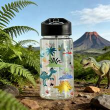 Colorful Cute Pattern Leak-Proof Transparent Straw Cup, Lightweight Adorable Daily Water Cup For Outdoor Camping And Picnic - Multicolor - View 13