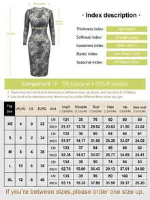 BADDIE REALM Women's Mid-Length Leopard Print Fitted Vacation Style Dress - Black and White - View 8
