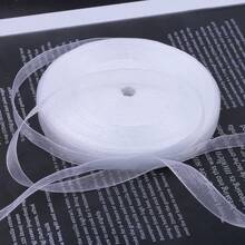 1 Roll 50 Yards 10mm Organza Ribbon, Suitable For Handmade Bows, Crafts, Weddings, Christmas Decorations, DIY Cards, Gift Wrapping - Pick Colors - View 8