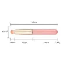 1/3Pcs Portable Lip Brush With Cap Soft Bristles Lipstick Applicator Makeup Brush Travel Friendly Precision Lip Gloss Brush Set - Multicolor - View 9