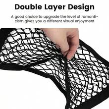 4Pcs Large Storage Net Pocket Camper Van Caravan Organizer Holder For VW T4 T5 T6 - 4Pcs - View 3
