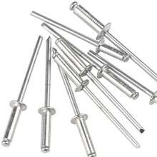 Aluminum 120pcs Box, Blind Core Aluminum Rivet Blind Core Nail, Open Type Blind Core Nail, Round Head Aluminum Pull Nail Combination - 120pcs - View 3