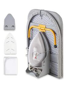 Tabla de Planchar Plegable Burro de Planchar Portátil Con Porta Plancha - Gris - Ver 3