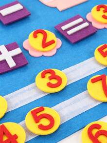2 Sets Finger Counting Math Teaching Tools, Counting Early Education Board, Felt Learning Board, DIY Creative Early Education Finger Counting, Math Addition And Subtraction Felt Learning Teaching Aids, Used For Teaching, Intellectual Development!, Learning Supplies, Back To School Season - Default - View 10