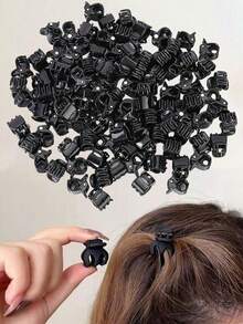 2/20/50pcs Mixed Color Mini Hair Clips, Perfect For Women's Styling And Hair Decoration, Strong Grip, Multi-Functional Design, Can Be Used To Fix Bangs. (Random Color) (Random Color... This Hair Accessory Is Suitable For Daily Wear) - A - View 2