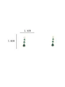 1 Pair Of Fashionable Personalities Long Style Temperament Earrings Suitable For Wedding Parties And Gift Giving ﻿ - White - View 5