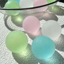 Frosted Maltose Gel Squishy Ball, Soft Smooth Odorless, Elastic Non-Sticky Stretchable Durable, Fun Hand Sensory Stress Relief Toy, Back To School Classroom Reward Birthday Holiday Random Color Gift - Multicolor - View 3