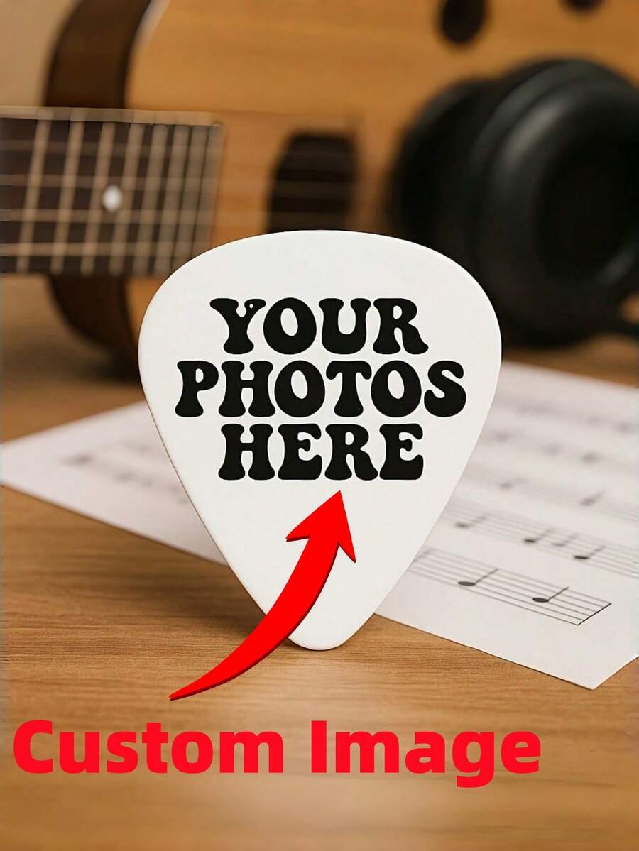 10 buah pick gitar dua sisi yang dapat disesuaikan dan dipersonalisasi, mendukung pengunggahan gambar khusus, ketebalan 0,81 mm, cocok untuk gitar akustik dan elektrik, hadiah unik untuk pecinta musik, sempurna untuk latihan sehari-hari. - MultiWarna - View 1