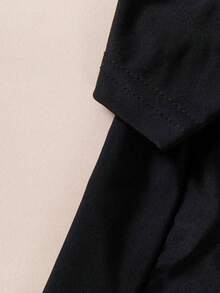 Turtleneck Stretchy Pet Yoga Suit, Slim Fit 4-Legged Dog , Soft Elastic Dog Jumpsuit For Small Medium Dogs - Black - View 5