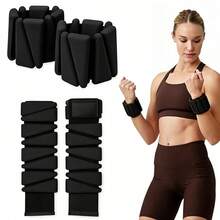 2PCS Adjustable Waterproof Silicone Wrist & Ankle Weights, Wearable Fitness Equipment, Portable Leg & Wrist Strength Training Gear - Multicolor - View 3